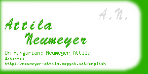 attila neumeyer business card